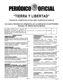 Click para ver Publicaci&oacute;n - Peri&oacute;dico Oficial