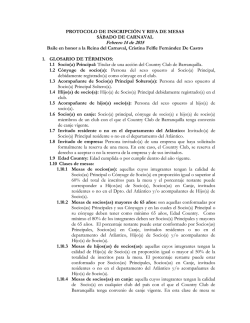 protocolo de inscripción y rifa de mesas caraval 2015