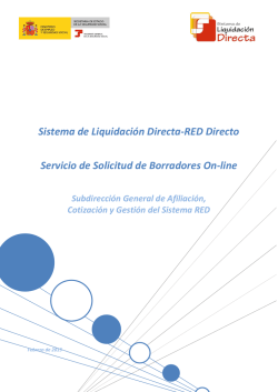 Sistema de Liquidaci&oacute;n Directa-RED Directo