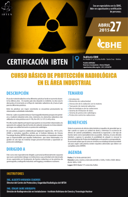 Curso básico de protección radiológica