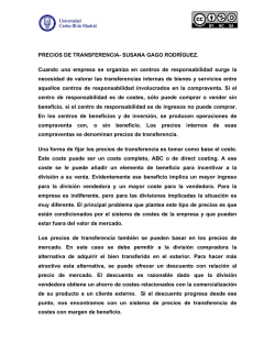 PRECIOS DE TRANSFERENCIA- SUSANA GAGO RODRÍGUEZ