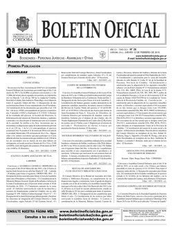Sociedades &ndash; Personas Jur&iacute;dicas &ndash; Asambleas y Otras