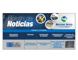 Boletín de Noticias - Transportes Botero Soto