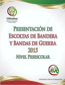 PRESENTACIÓN BANDAS PREESCOLAR 2015
