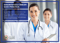 DIAGNÓSTICO CÁNCER GUÍA PRÁCTICA