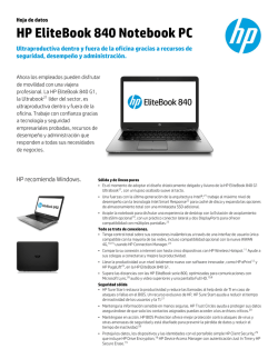 HP EliteBook 840 Notebook PC