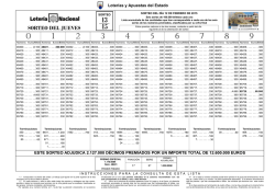 Listado de Premios - loteriasyapuestas.es