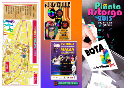 Aquí tienes el programa de Piñata Astorga 2015
