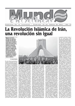 La Revolución Islámica de Irán, una revolución