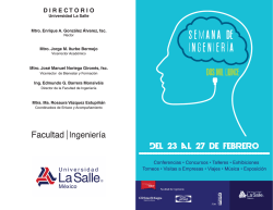 D I R E C T O R I O - Facultad de Ingeniería