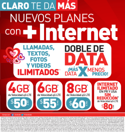 CLARO TE DA MÁS