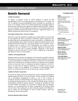 Boletín Semanal - Casa de Bolsa Banorte Ixe