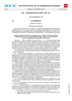 III. ADMINISTRACIÓN LOCAL - Transvisiones Alcobendas