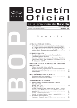 S u m a r i o - Diputaci&oacute;n de Sevilla