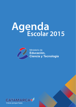 Agenda Educativa - Ministerio de Educación, Ciencia y Tecnología