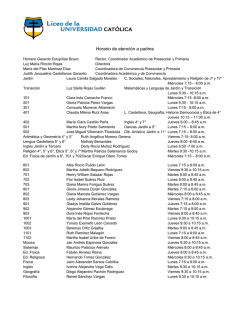 Horario de atenci&oacute;n a padres