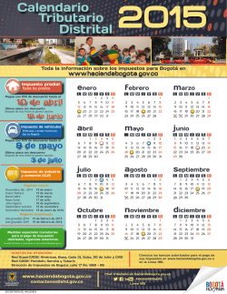 la versión del Calendario Tributario en tamaño carta