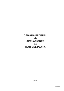 C&Aacute;MARA FEDERAL - Ministerio de Justicia y Derechos Humanos