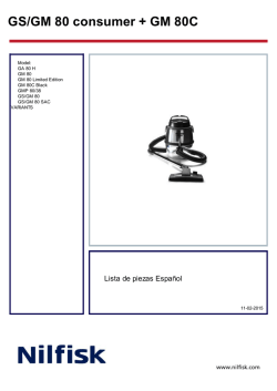 GS/GM 80 consumer + GM 80C