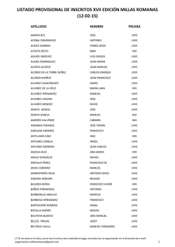 lista de inscritos a 12-02-15