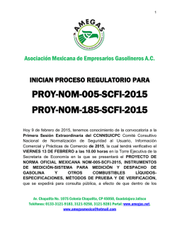 PROY-NOM-005-SCFI-2015 PROY-NOM-185-SCFI-2015