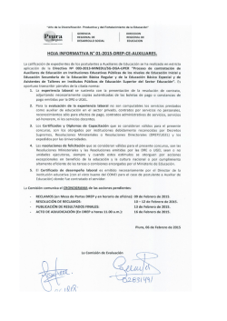 resultados auxiliares de educacion 2015