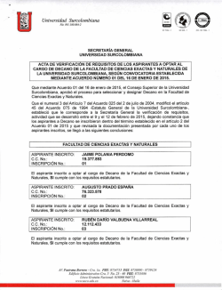 Secretaría General publica - Universidad Surcolombiana
