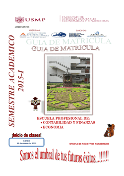 SEMESTRE A CADE MICO 2015-I