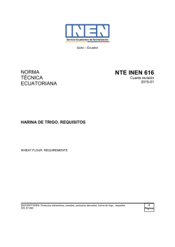 NTE INEN 616 - Instituto Ecuatoriano de Normalización