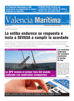 Los puertos españoles cierran 2014 batiendo su