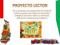 Proyecto Lector - La Salle Chocillas