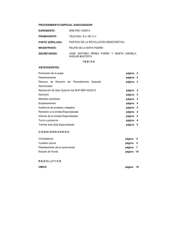 procedimiento especial sancionador expediente: sre-psc