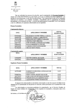 PEONES FORESTALES - Ayuntamiento de Guriezo