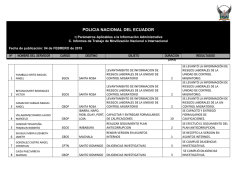 POLICIA NACIONAL DEL ECUADOR - Polic&iacute;a Nacional del Ecuador