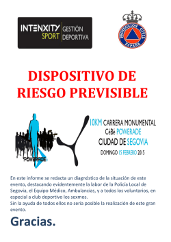 DISPOSITIVO DE RIESGO PREVISIBLE