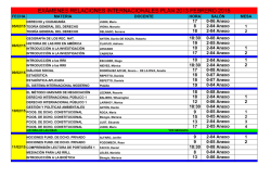 Licenciatura en Relaciones Internacionales (Plan 2013)
