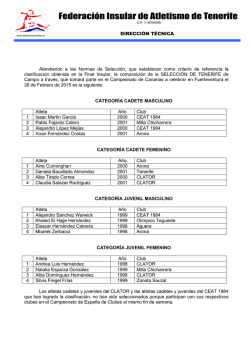 Descargar  - Federación Insular de Atletismo de Tenerife