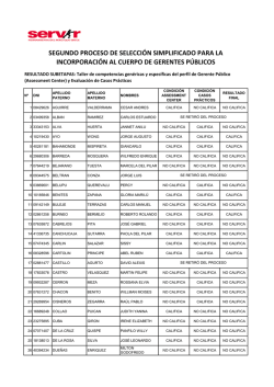 (Assessment Center) y