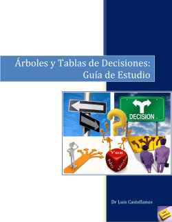 &Aacute;rboles y Tablas de Decisiones