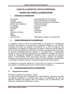 programa practica empresarial 2015 - UMSA