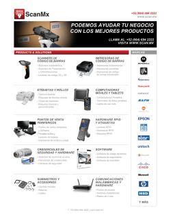 scanmx catalogo - Scan.mx - Especialistas en Impresoras de