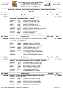 Facultad de Farmacia y Bioquímica