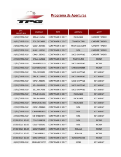 Programa de desconsolidaciones