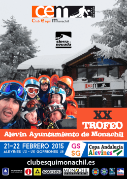 Cartel Trofeo Alevin Ayuntamiento De Monachil 2015