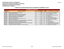 Doctorado en Economía - Universidad Central de Venezuela