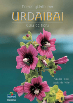 Florako gidaliburua Gu&iacute;a de flora