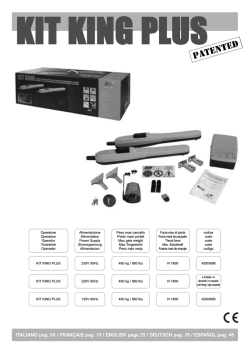 installation king plus