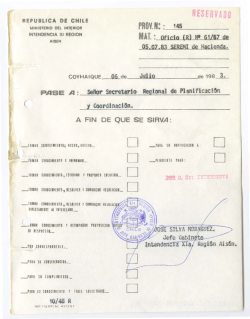 RESERVA na PROV. N! :~14~5