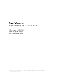 003 Nuestro manual de evangelización: Página derechos