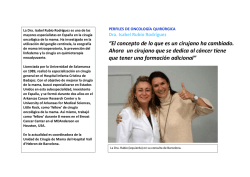 Leer entrevista completa - SEOQ Sociedad Española de Oncología